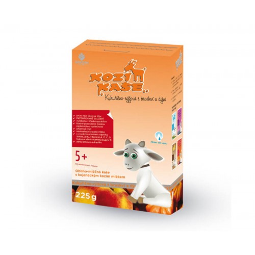 Goldim Kaša z kozieho mlieka kukurično ryžová Broskyňa / tekvica 225g