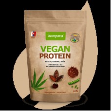 KOMPAVA VEGAN PROTEIN 525g čokoláda-višňa