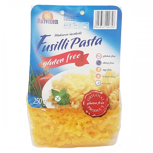 Balviten Bezlepkové cestoviny špirály 250g